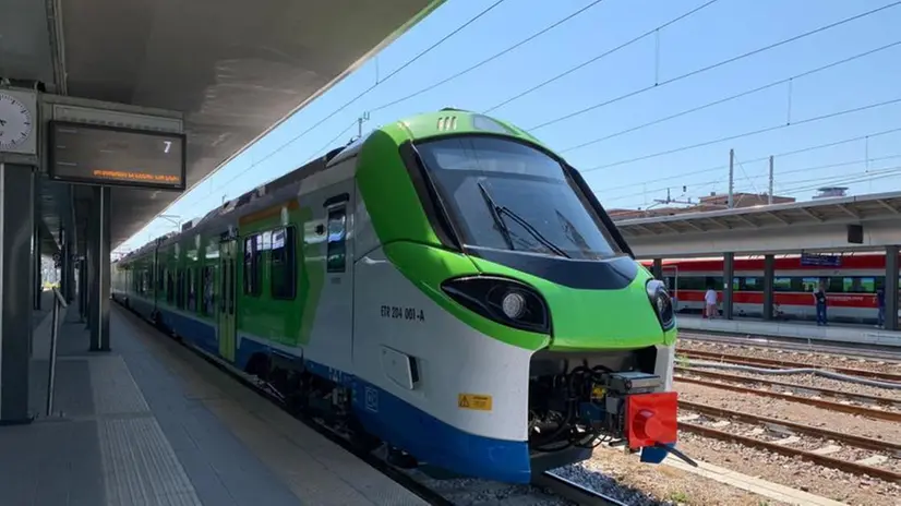 Uno dei nuovi treni di Trenord Donizetti - © www.giornaledibrescia.it