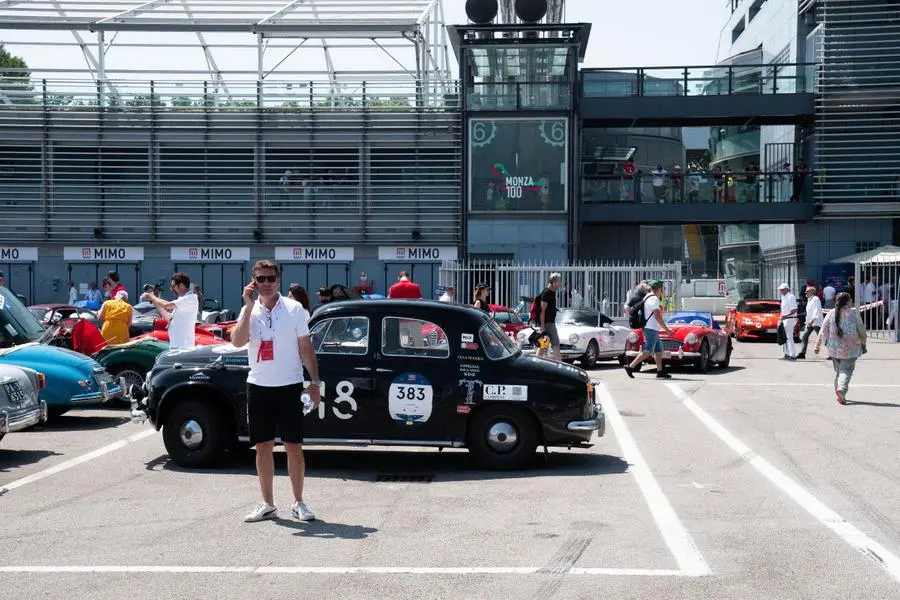 Mille Miglia 2022: il passaggio all'Autodromo di Monza