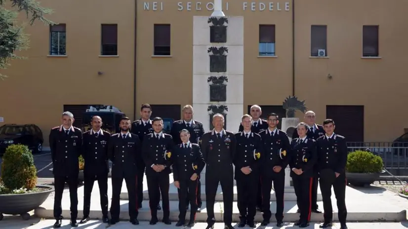 I 12 nuovi marescialli in servizio a Brescia