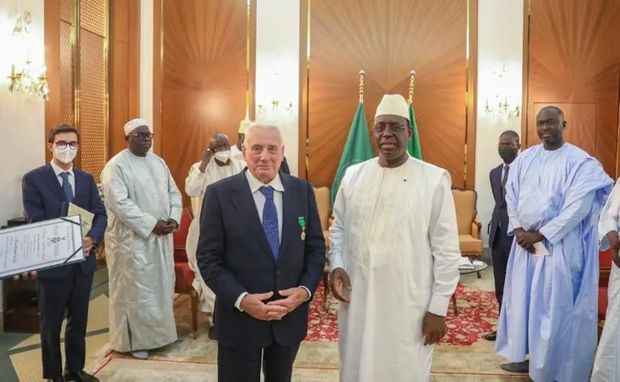 Faustino Gatta incontro il presidente del Senegal Macky Sall