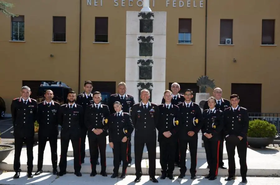 I 12 nuovi marescialli in servizio a Brescia
