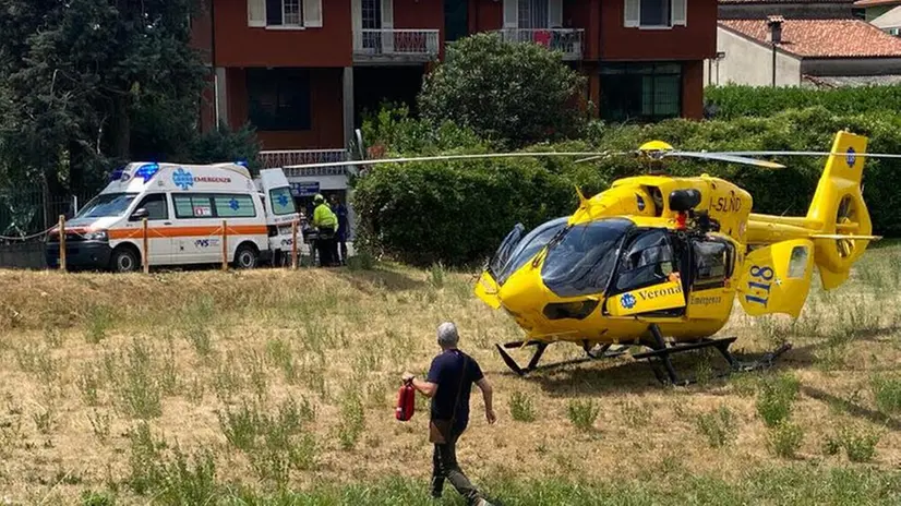 L'infortunio sul lavoro in pizzeria a Lonato del Garda
