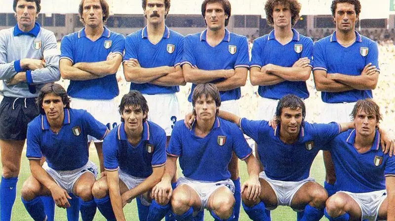 Una delle formazioni scese in campo in Spagna nel 1982 - © www.giornaledibrescia.it