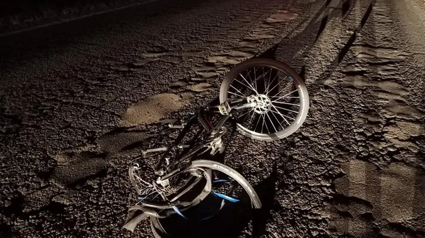 La bicicletta del 31enne investito a Zocco di Erbusco - La bicicletta del 31enne investito a Zocco di Erbusco