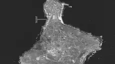 Un'immagine satellitare dell'Isola dei Serpenti - Foto Epa © www.giornaledibrescia.it