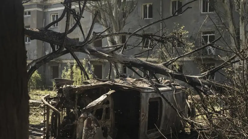 Una desolante immagine da Kramatorsk, città del Donetsk - Ansa © www.giornaledibrescia.it