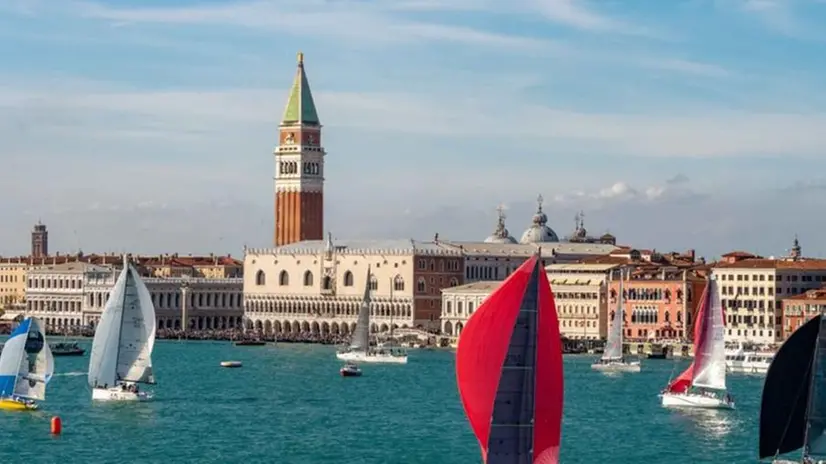 Bacino di San Marco con le vele