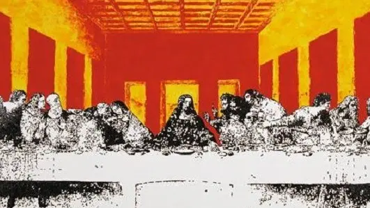 Un’altra delle variazioni d’artista sul capolavoro di Leonardo