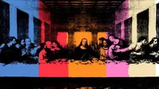Una delle variazioni di Andy Warhol su «L’ultima cena» di Leonardo