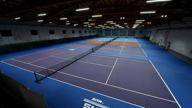 Uno dei campi della scuola tennis di Vavassori - © www.giornaledibrescia.it