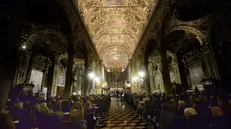 La suggestiva basilica di Santa Maria delle Grazie durante il concerto del 2015 - Foto New Reporter Favretto © www.giornaledibrescia.it