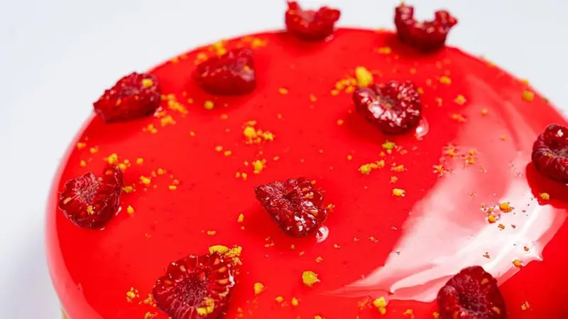 Una torta ai lamponi «naturalmente senza glutine»