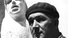 Lo scultore Domenico Lusetti, bresciano di fama internazionale, è scomparso il 3 maggio 1971