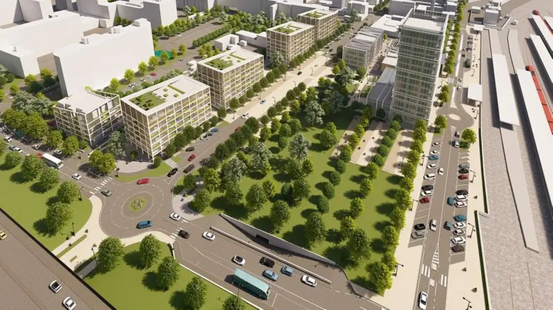 Il piano attuativo presentato dalla G.C. srl a dicembre - © www.giornaledibrescia.it