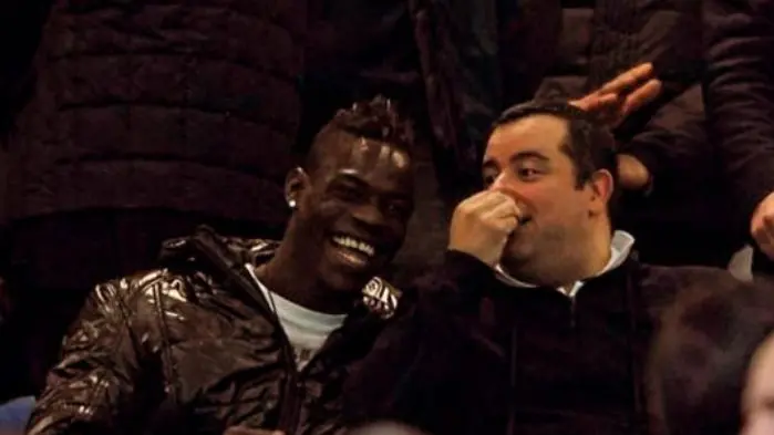 Mario Balotelli con Mino Raiola - Foto dal profilo Instagram di Mario Balotelli