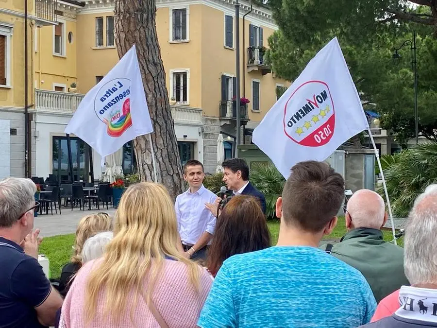 Giuseppe Conte a Desenzano