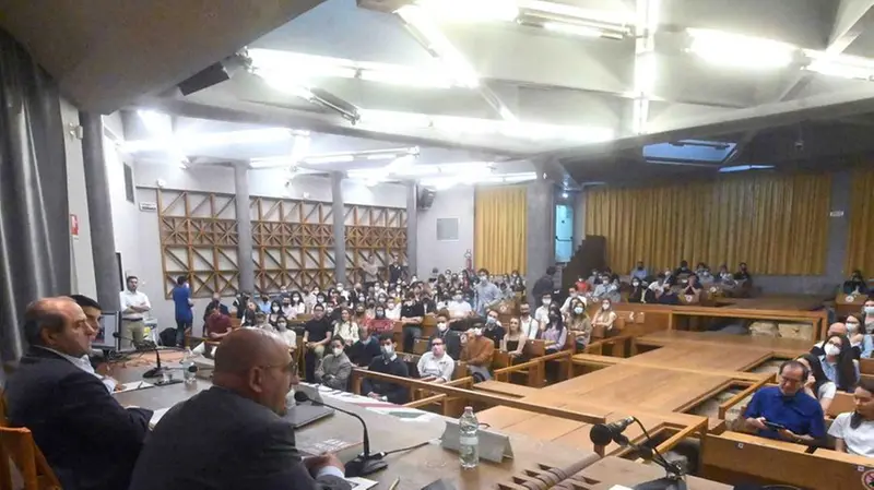 L'incontro a Giurisprudenza - © www.giornaledibrescia.it