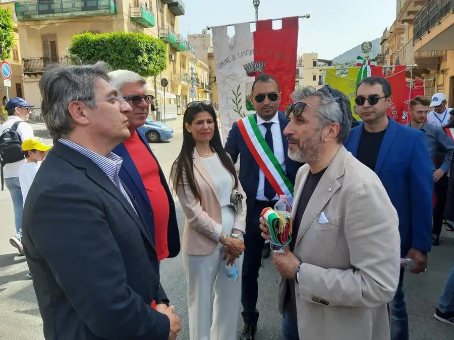 Il sindaco di Brescia Emilio Del Bono a Capaci per la commemorazione