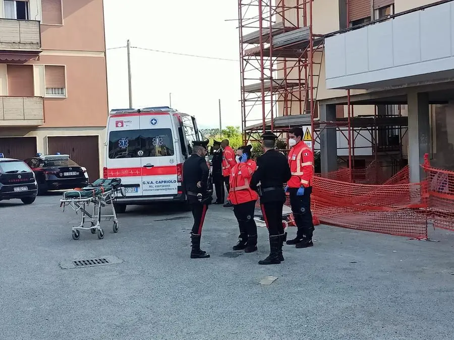 I soccorritori a Palazzolo