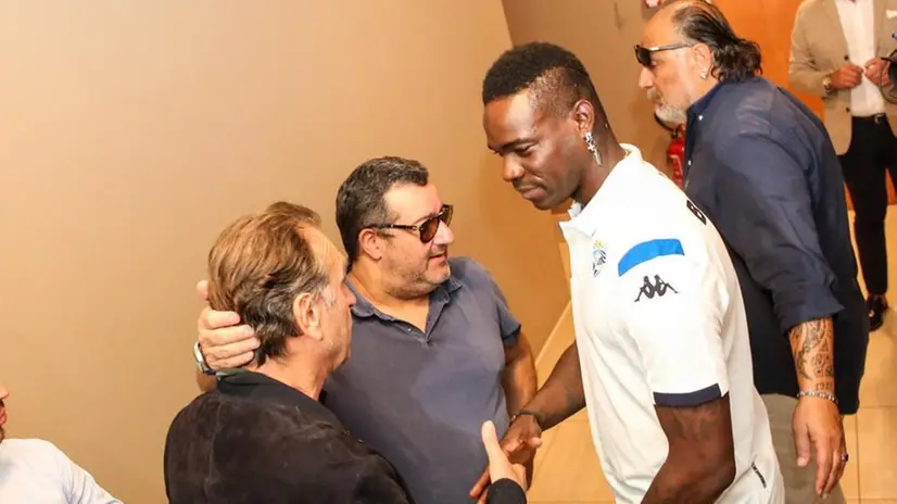 Cellino, Raiola e Balotelli -  © www.giornaledibrescia.it