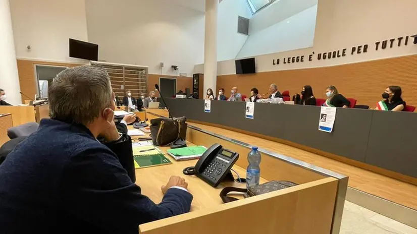 L'udienza del processo al dottor Mosca