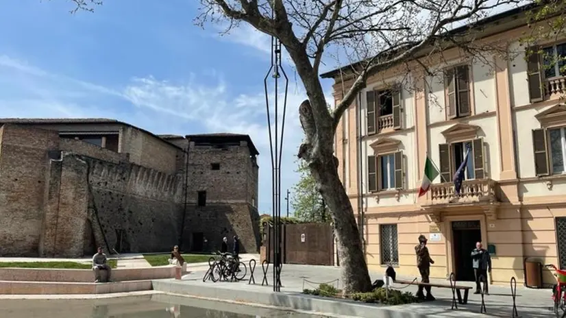 Il municipio di Rimini dove si è tenuta la conferenza stampa sull'adunata degli Alpini 2022