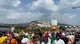 Il corteo per le vie di Brescia