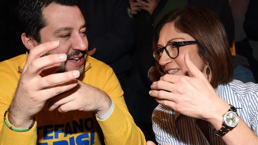Salvini chiede rispetto per Berlusconi e la Gelmini replica di pensare alla Lega - Foto Ansa © www.giornaledibrescia.it