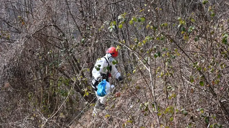 Borno, inquirenti sul luogo del rinvenimento dei resti di cadavere