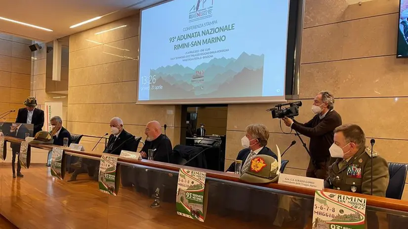 La presentazione dell'Adunata nazionale