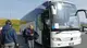 L'arrivo del pullman di Arriva con 32 profughi dall'Ucraina