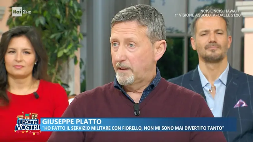 Alcuni momenti dell'intervista di Salvo Sottile al bresciano Giuseppe Platto