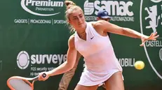 Diletta Cherubini nelle qualificazioni ha eliminato la serba Tamara Curovic - Foto Game