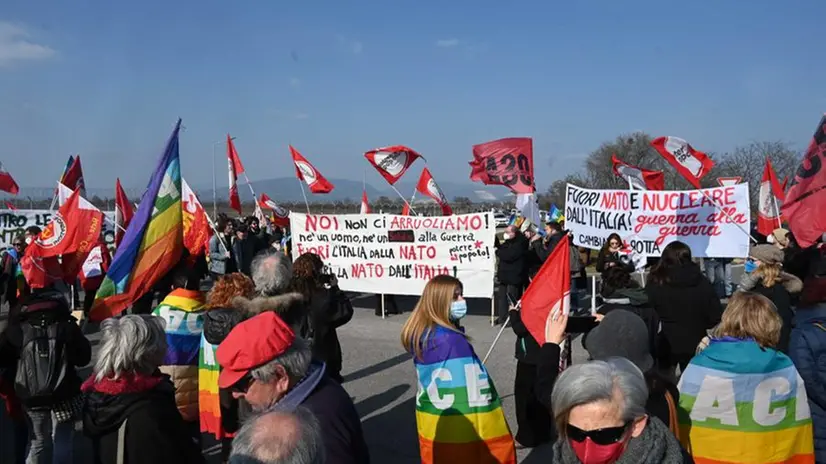 La manifestazione contro la guerra in Ucraina a Ghedi