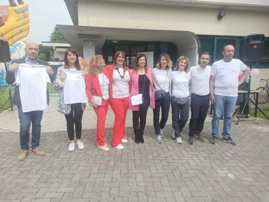 Taglio del nastro per l'inaugurazione del Centro Marcolini a Montichiari