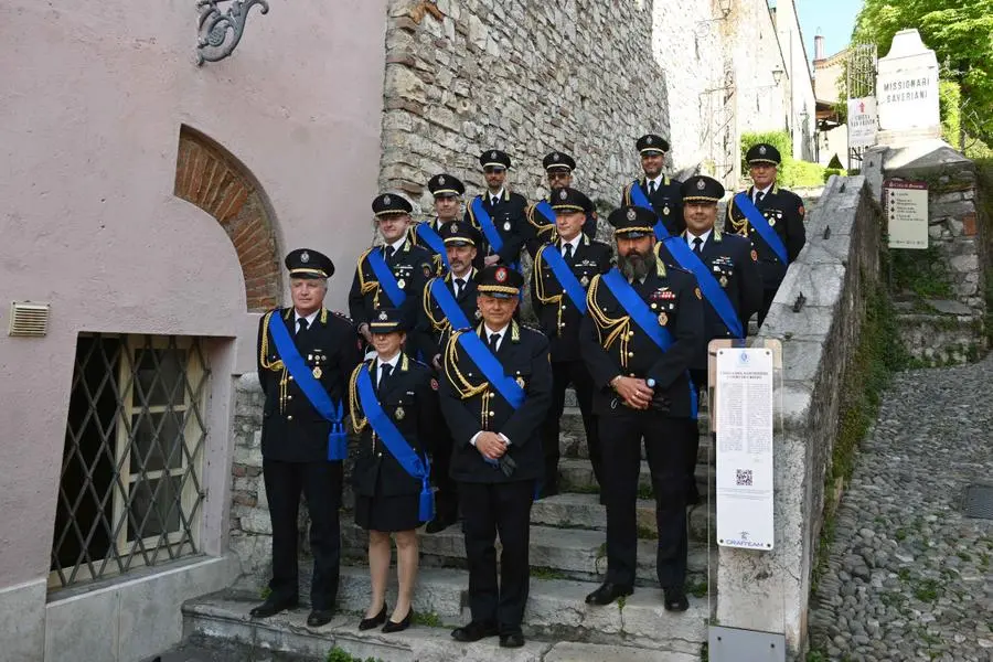 La cerimonia per il 149esimo anniversario della Polizia locale