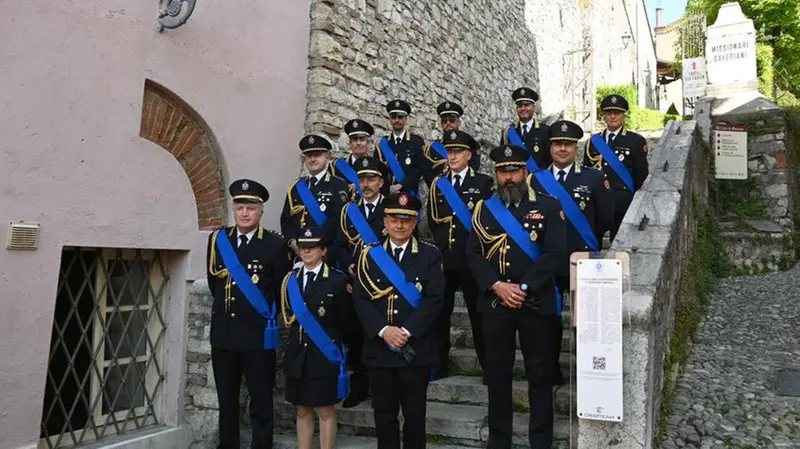 La cerimonia per il 149esimo anniversario della Polizia locale