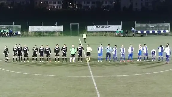 I padroni di casa del Sant’Andrea ed il Serle prima del match