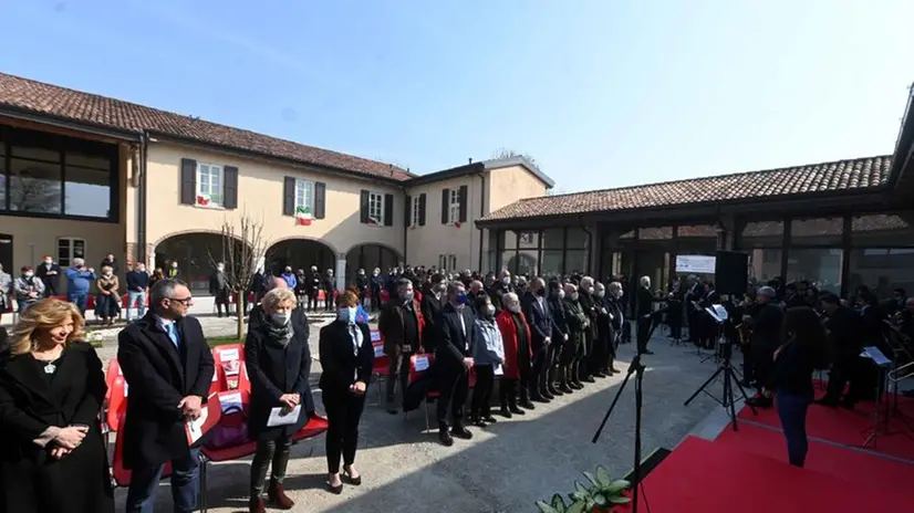 L'inaugurazione della cascina Breda Rossini