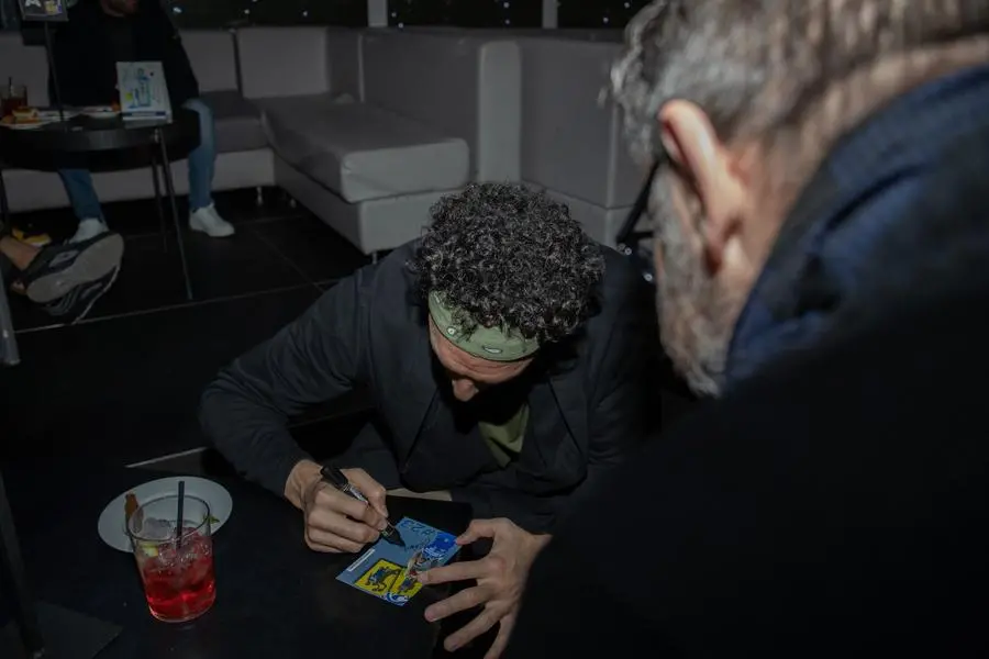 L'aperitivo della Germani con i tifosi in via Fura