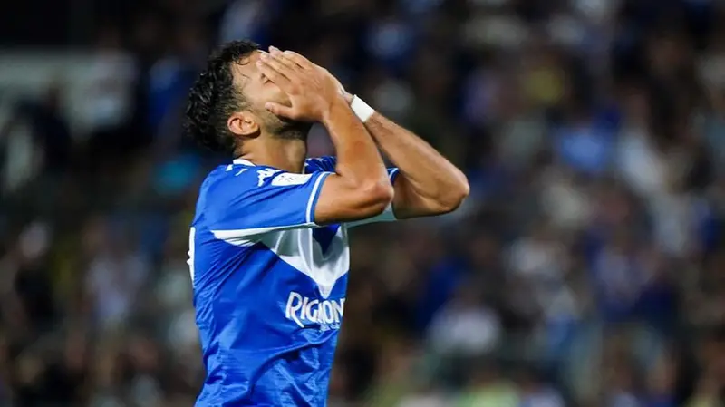 Delusione. Per Mehdi Léris e per tutto il Brescia - Foto New Reporter Nicoli © www.giornaledibrescia.it