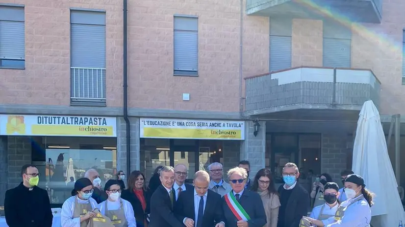 Il taglio del nastro di «Tuttaltrapasta» a Orzinuovi