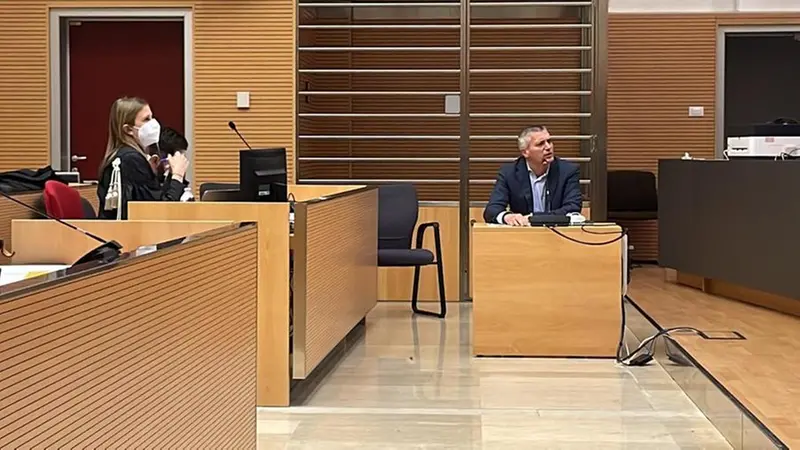 Il dottor Carlo Mosca in udienza