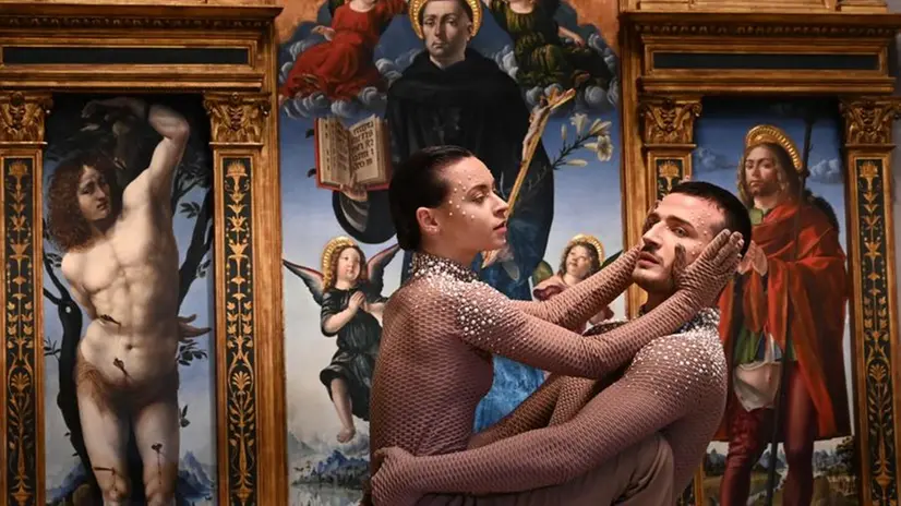 Alcuni scatti dallo spettacolo «Stanze/Rooms» in Pinacoteca
