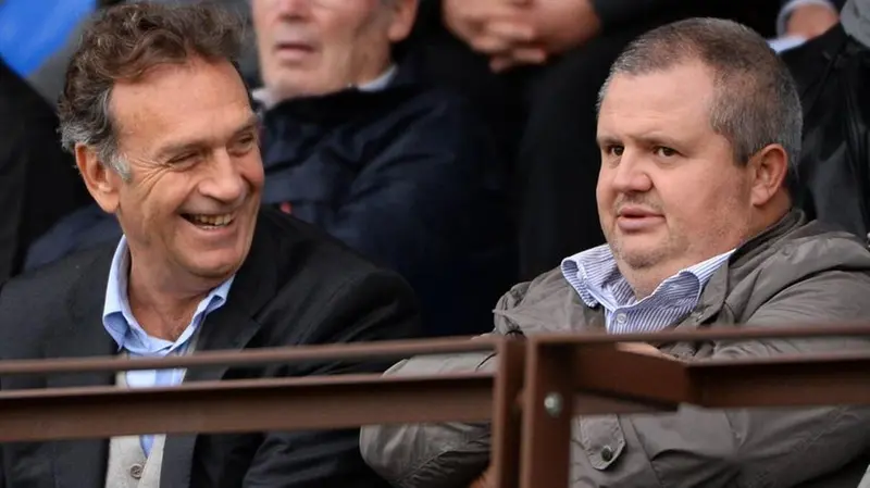 Massimo Cellino e Tommaso Ghirardi, quest’ultimo già proprietario del Parma