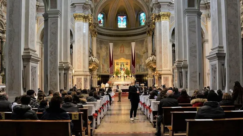 L’interno della chiesa di Santa Maria Assunta - © www.giornaledibrescia.it