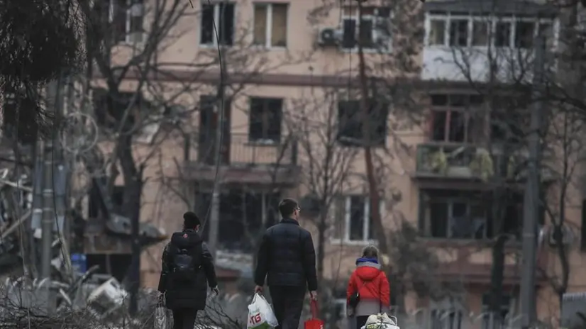 La devastazione a Mariupol
