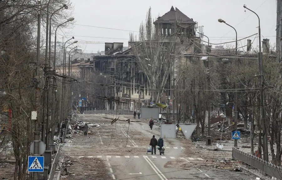 La devastazione a Mariupol