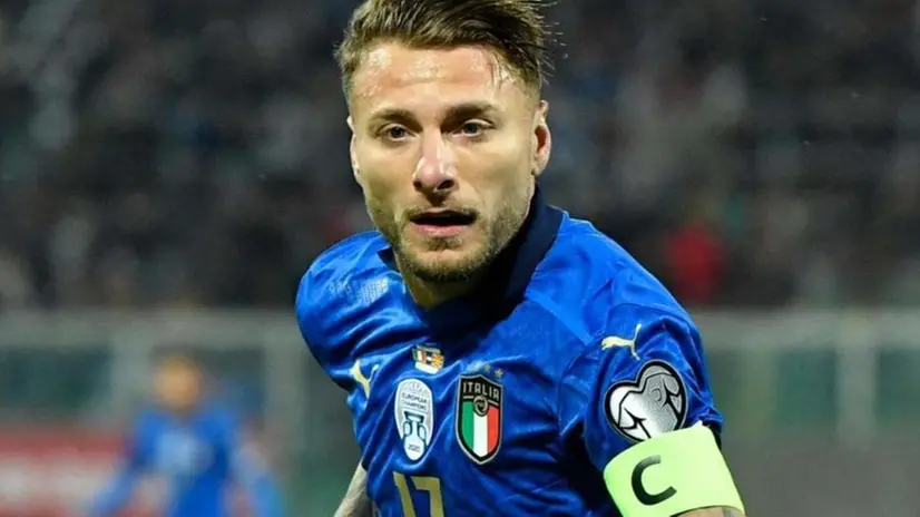 Il laziale Ciro Immobile, opaco in Nazionale