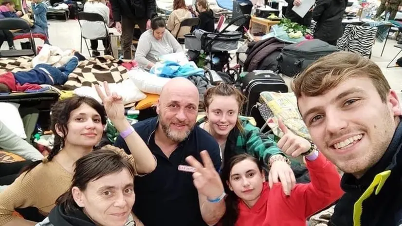 Angelo Alessio Delfini ha diretto per 10 giorni il Centro di prima accoglienza dei profughi ucraini - Foto © www.giornaledibrescia.it